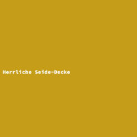 Herrliche Seide-Decke