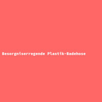 Besorgniserregende Plastik-Badehose