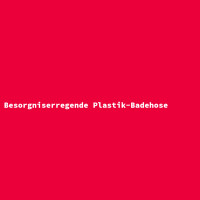 Besorgniserregende Plastik-Badehose