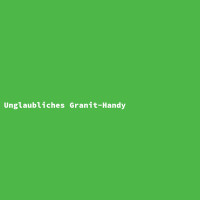 Unglaubliches Granit-Handy