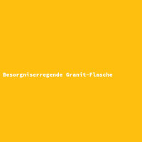 Besorgniserregende Granit-Flasche