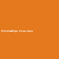 Mittelmäßige Eisen-Hose