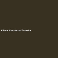 Kühne Kunststoff-Socke