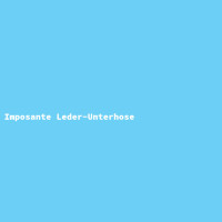 Imposante Leder-Unterhose